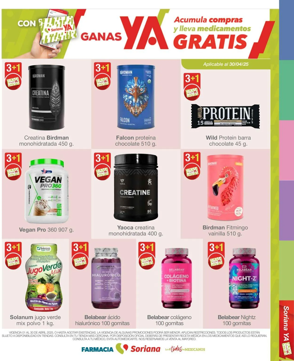 Catálogo de Soriana - Folleto Farmacia Abril Híper Nacional Oferta actual 1 de abril al 30 de abril 2025 - Pagina 21