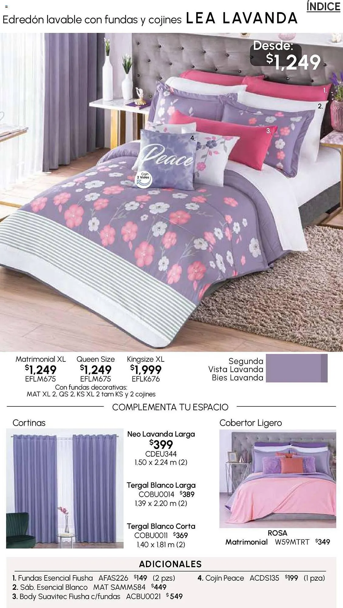 Catálogo de Catálogo Colchas Concord 13 de julio al 20 de julio 2023 - Pagina 60