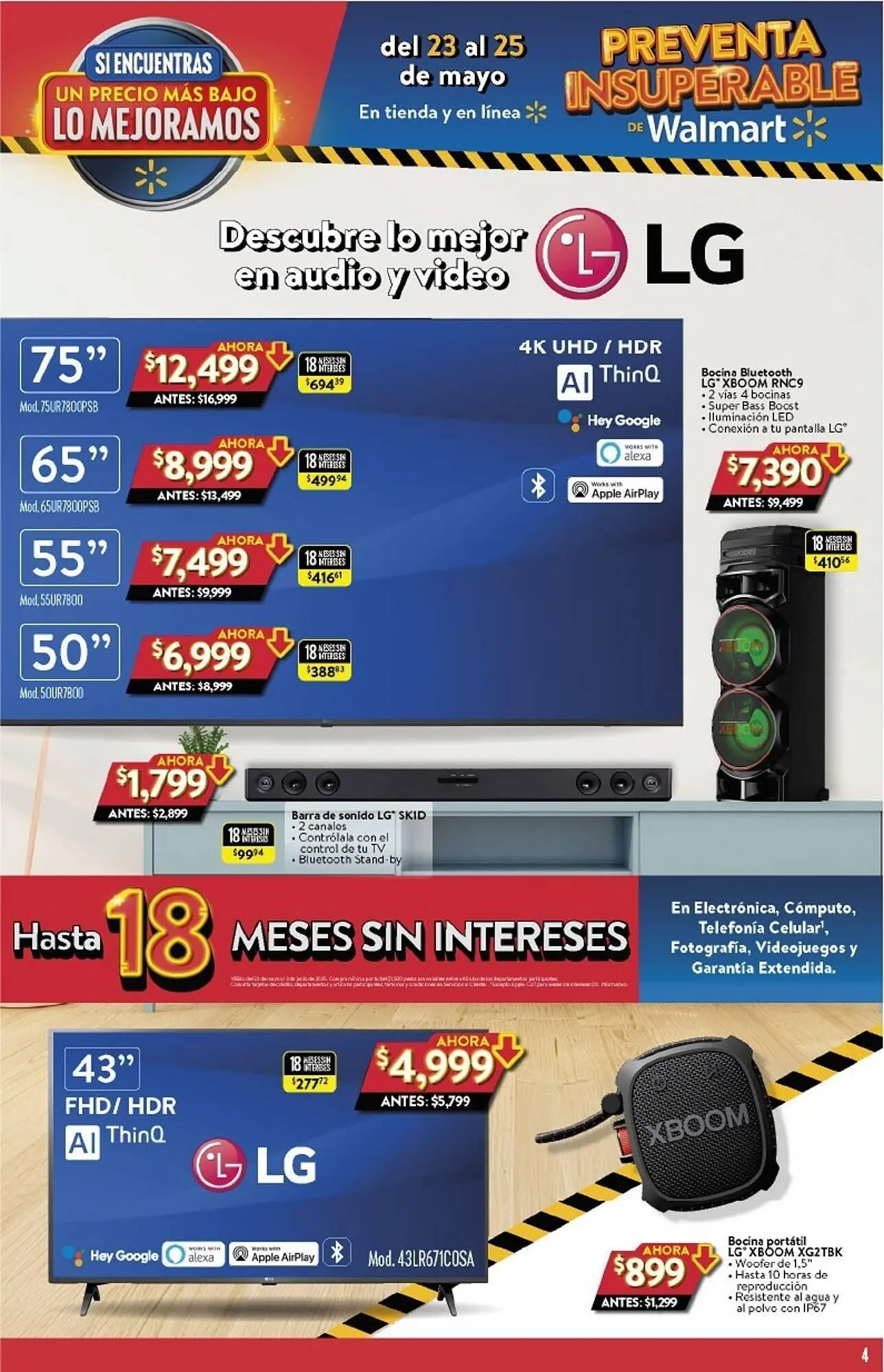 Catálogo de Catálogo Walmart 23 de mayo al 25 de mayo 2025 - Pagina 4