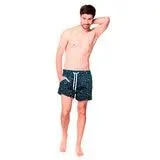 Ocean Slave, Traje de Baño con Jareta, Modelo Figuras Geométricas, para Caballero en Varias Tallas