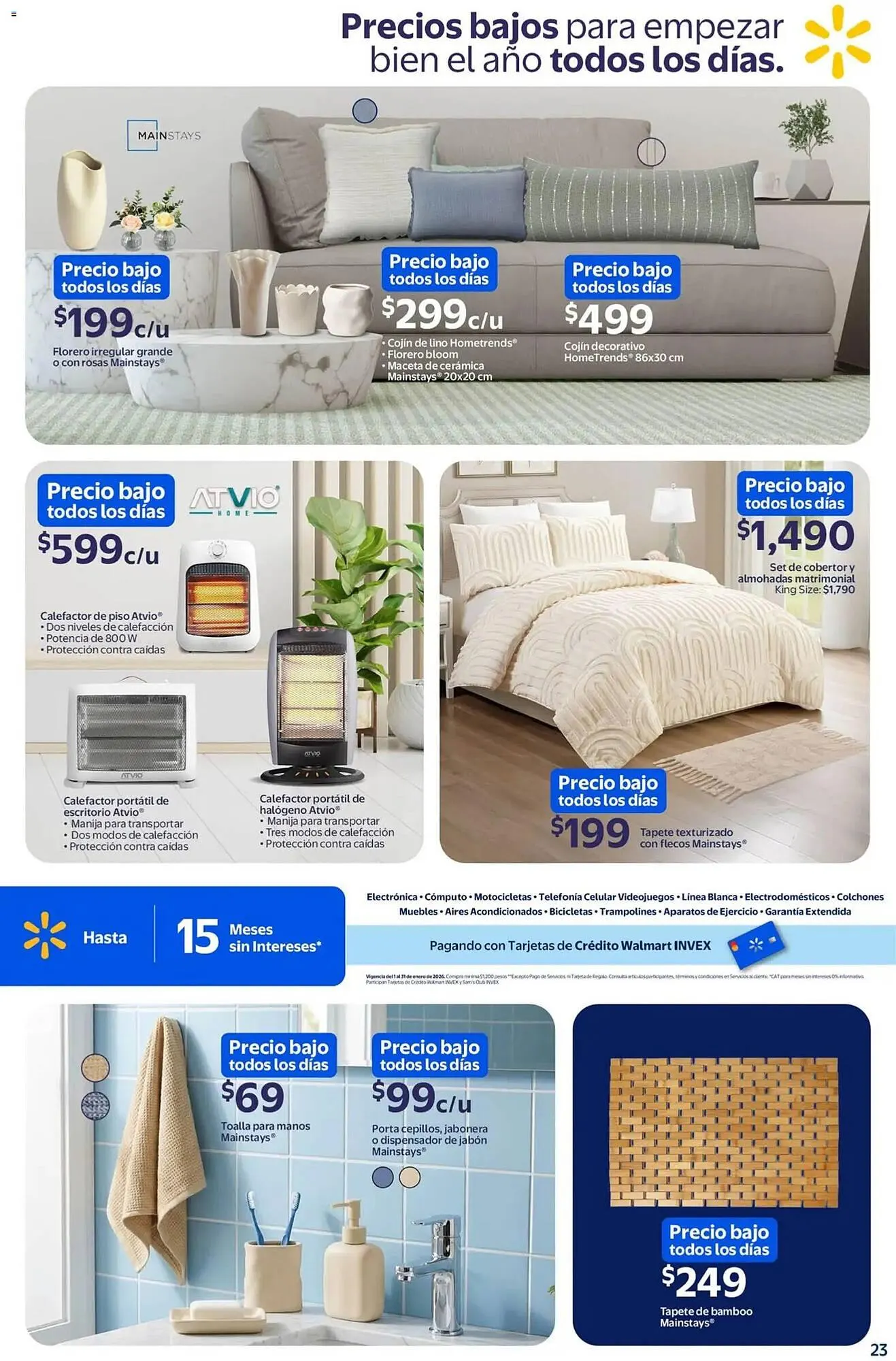 Catálogo de Folleto Walmart 1 de enero al 10 de febrero 2026 - Pagina 23