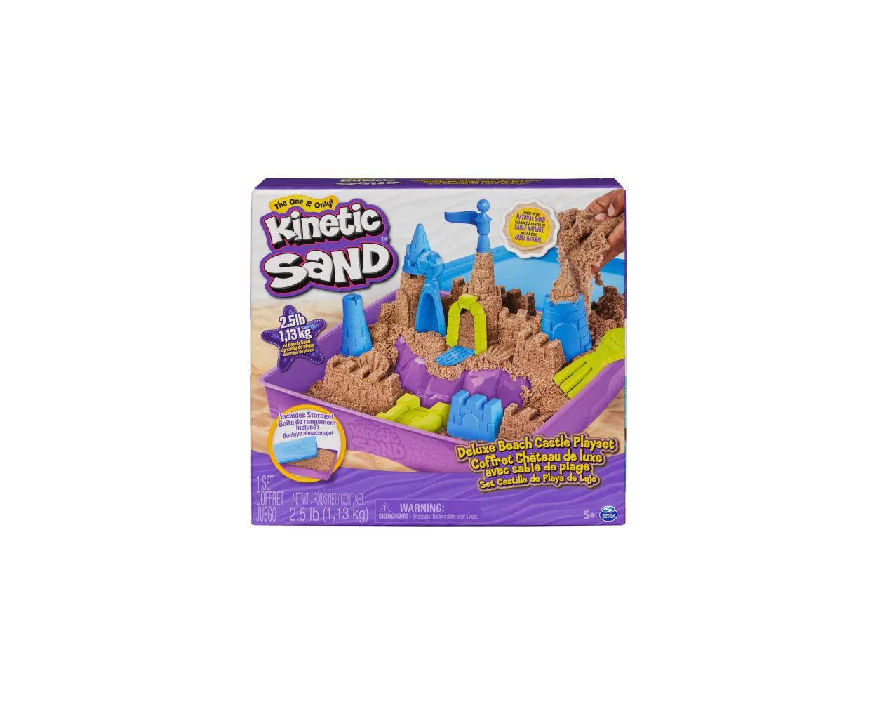 Kinetic Sand Juego de castillo de playa