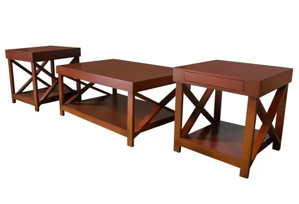 Set De Mesas Marcela Nogal