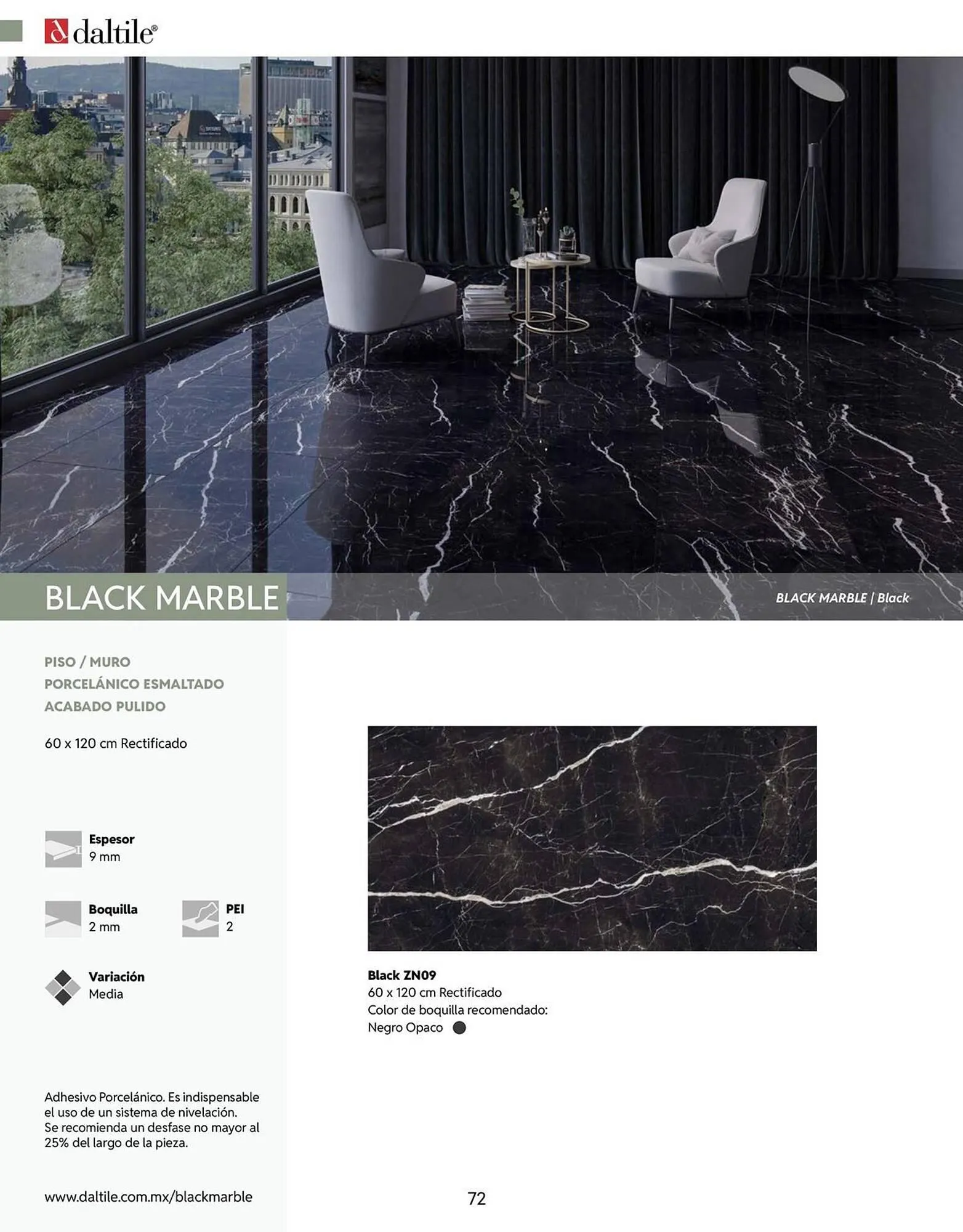 Catálogo de Catálogo Daltile 13 de enero al 31 de diciembre 2026 - Pagina 72