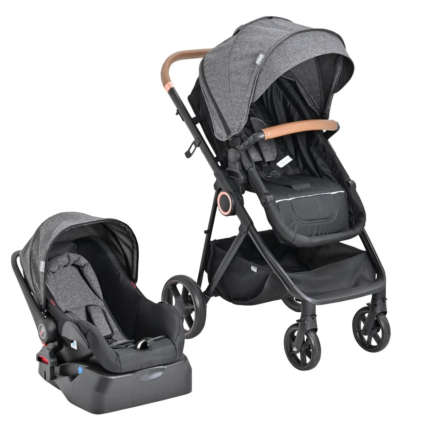 CARRIOLA TRAVEL SYSTEM CON BASE PARA AUTO PRINSEL COSMOS GOLD