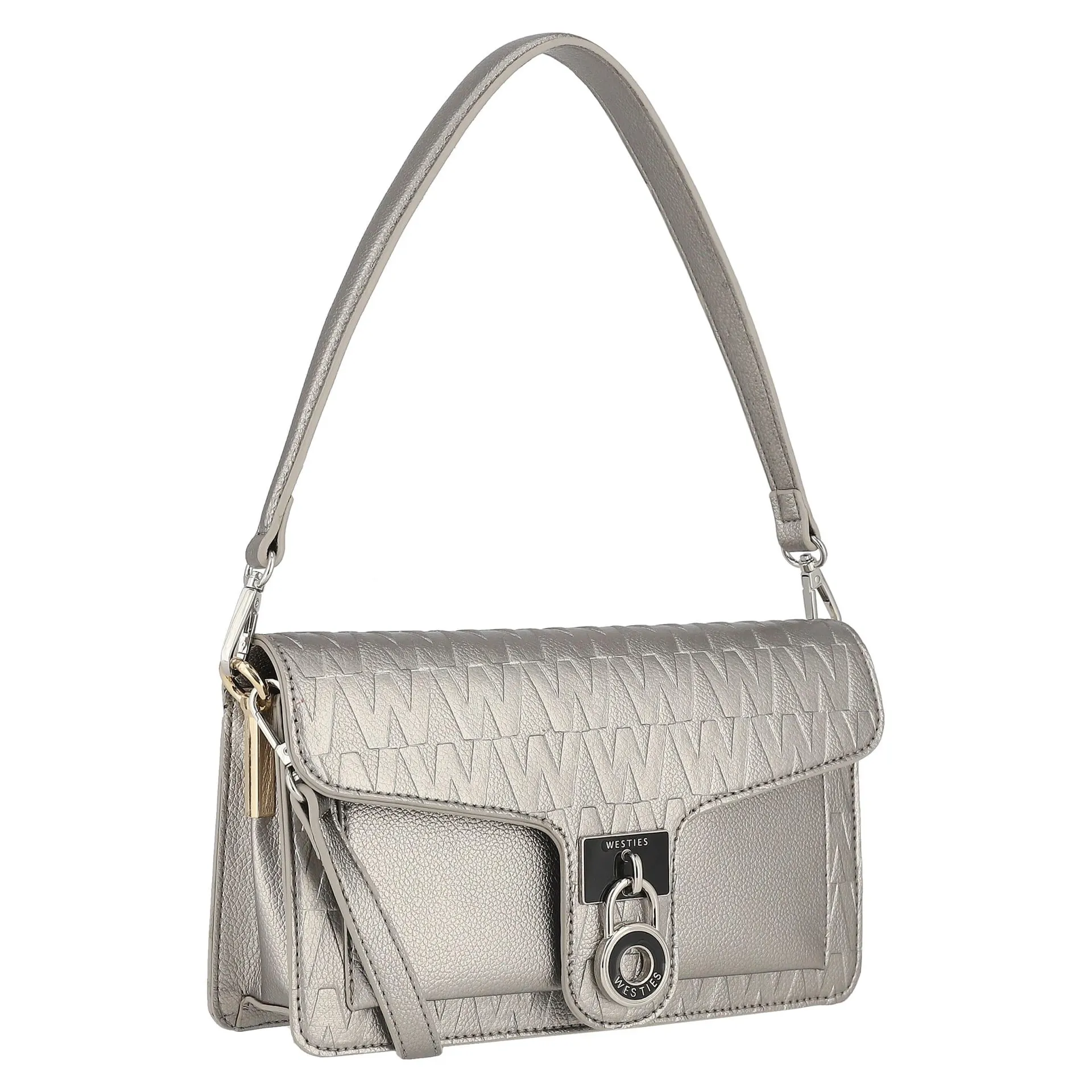 Bolsa Tote Madero Ragnar Sintetico Monograma Acero Westies