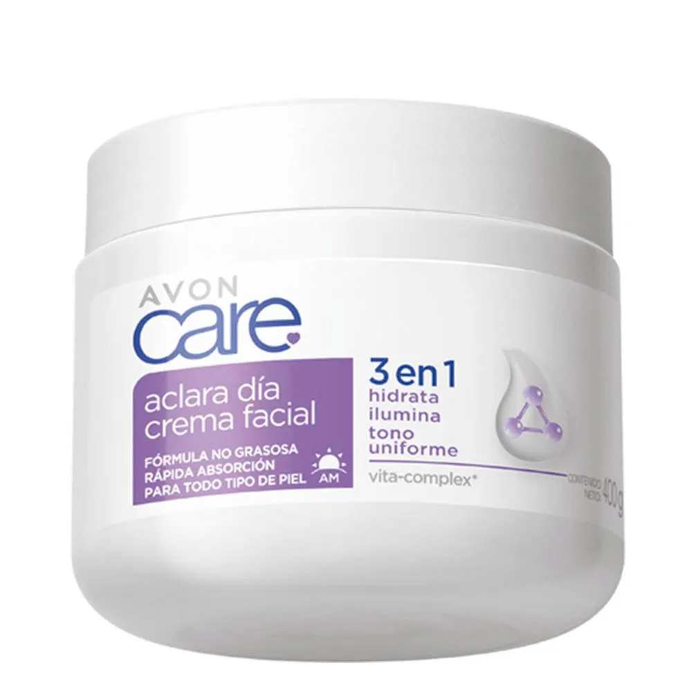 AVON CARE CREMA FAC ACLARADO DIA 400G