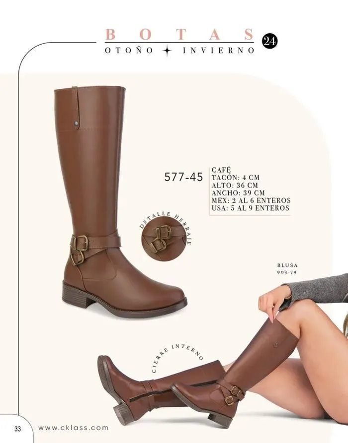 Catálogo de Cklass Botas y Botines 30 de agosto al 31 de enero 2025 - Pagina 27
