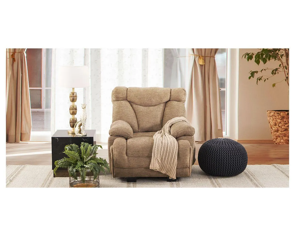 Sillón Kralice Leonore Chocolate