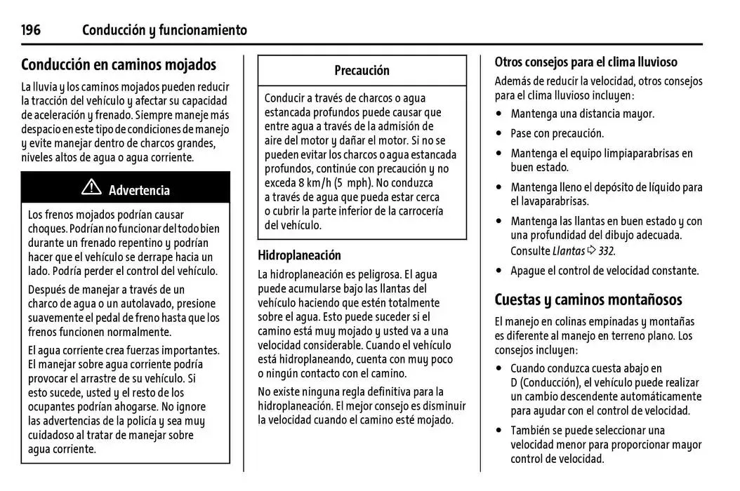 Catálogo de Chevrolet Corvette Stingray Manual del propietario 22 de enero al 31 de diciembre 2025 - Pagina 197