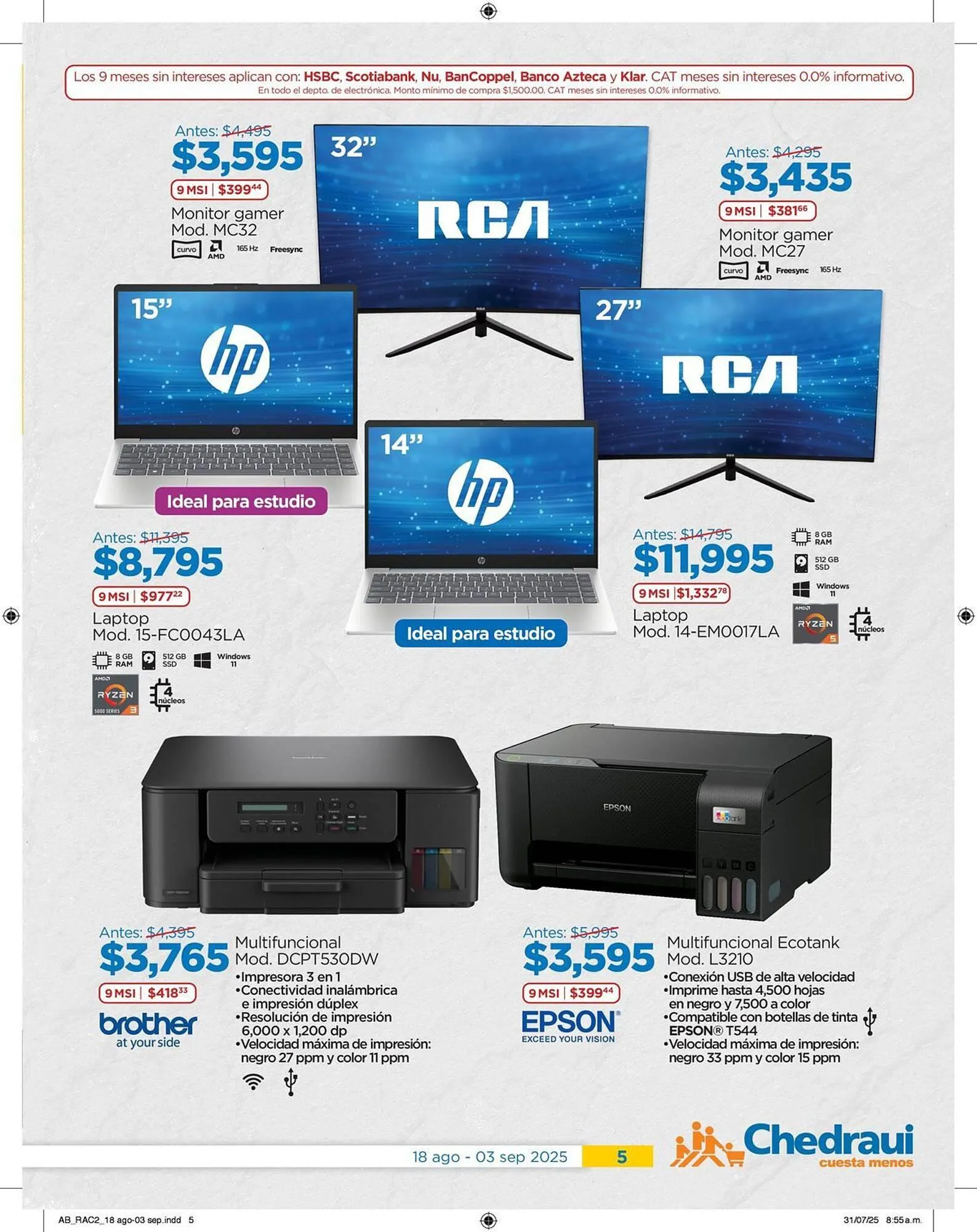 Catálogo de Catálogo Chedraui 19 de agosto al 3 de septiembre 2025 - Pagina 5