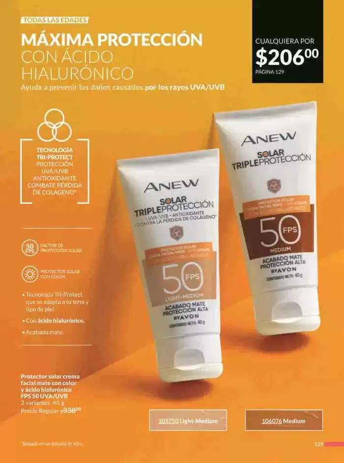 Catálogo de Avon COSMÉTICOS C3 3 de enero al 3 de febrero 2025 - Pagina 129