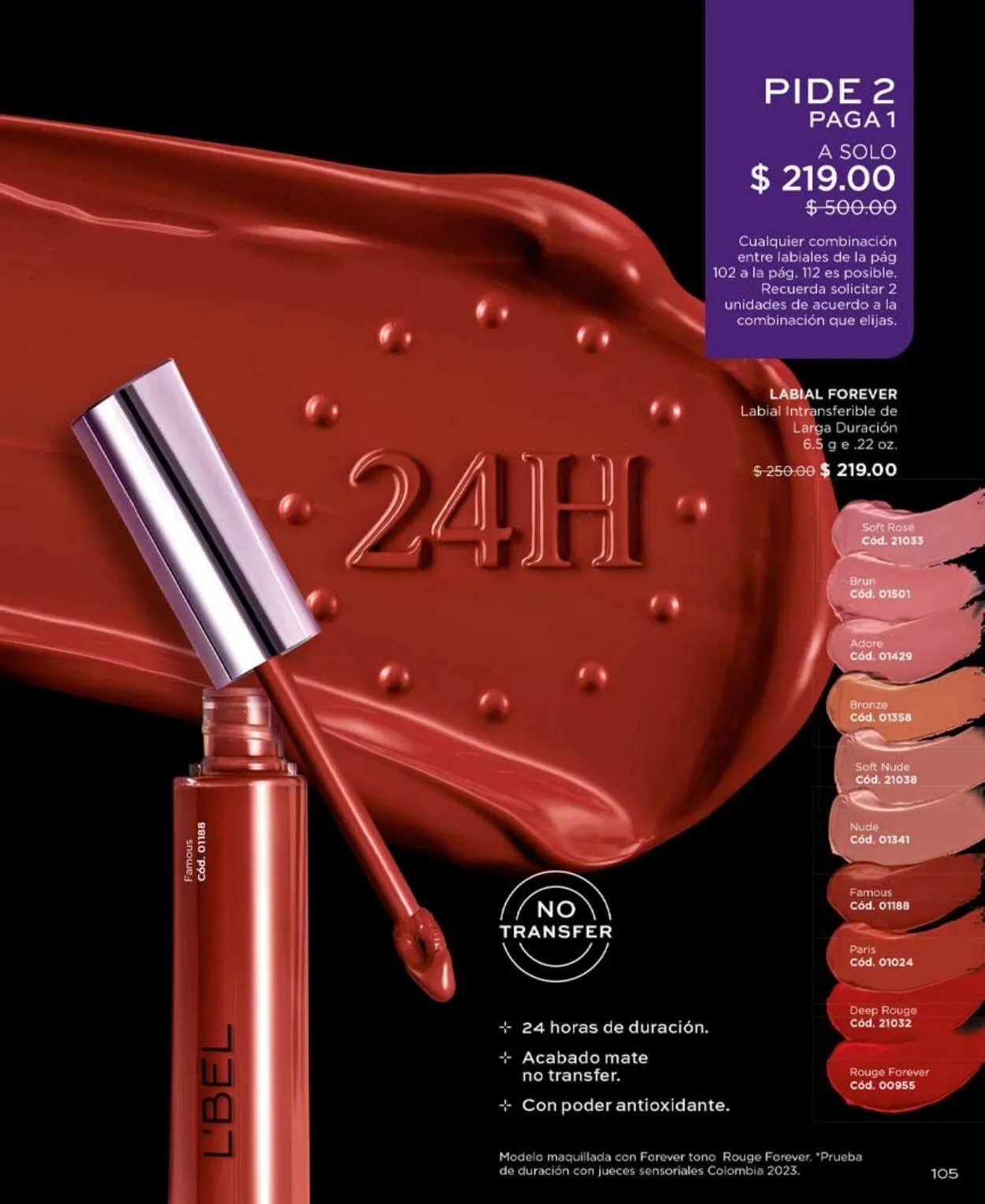 Catálogo de L'BEL 3 de abril al 30 de abril 2024 - Pagina 105