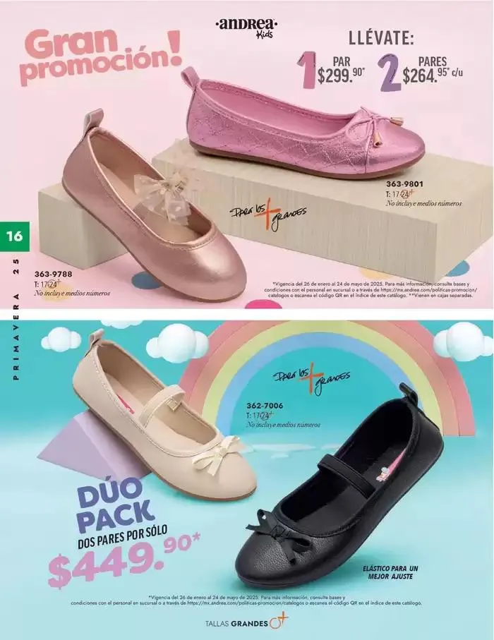 Catálogo de ANDREA | INFANTIL 26 de enero al 24 de mayo 2025 - Pagina 16