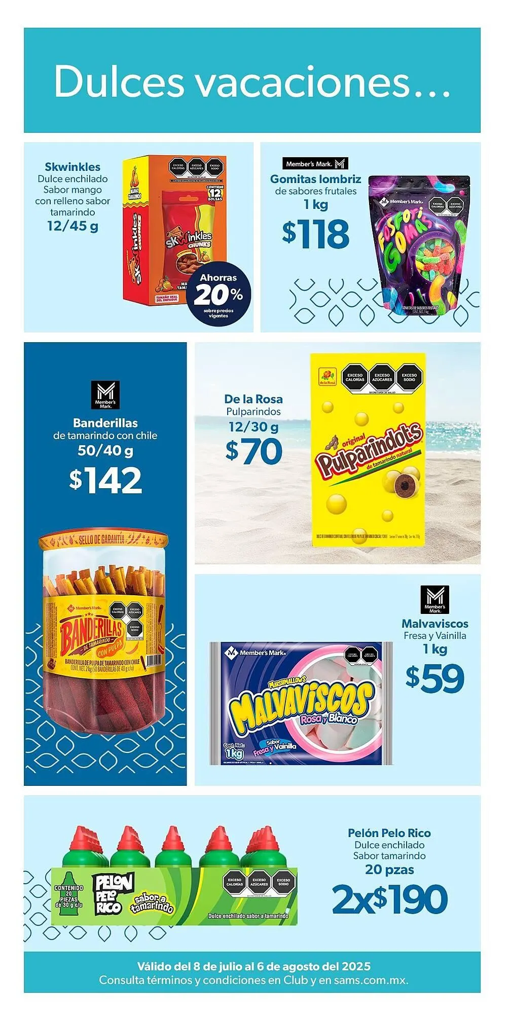 Catálogo de Catálogo Sam's Club 8 de julio al 6 de agosto 2025 - Pagina 1