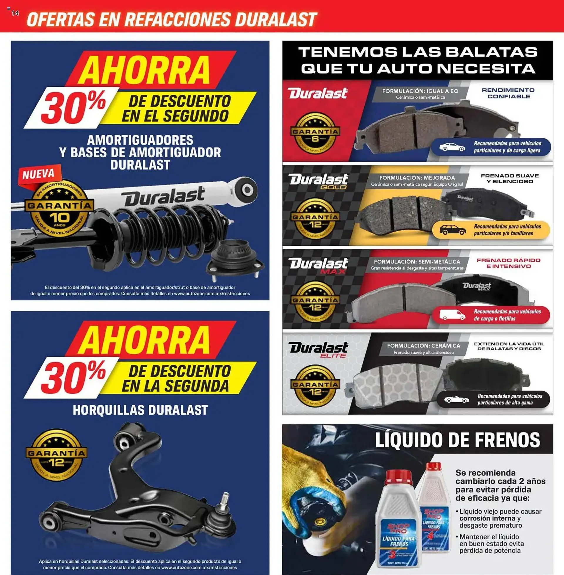 Catálogo de Catálogo AutoZone 8 de marzo al 12 de abril 2026 - Pagina 14