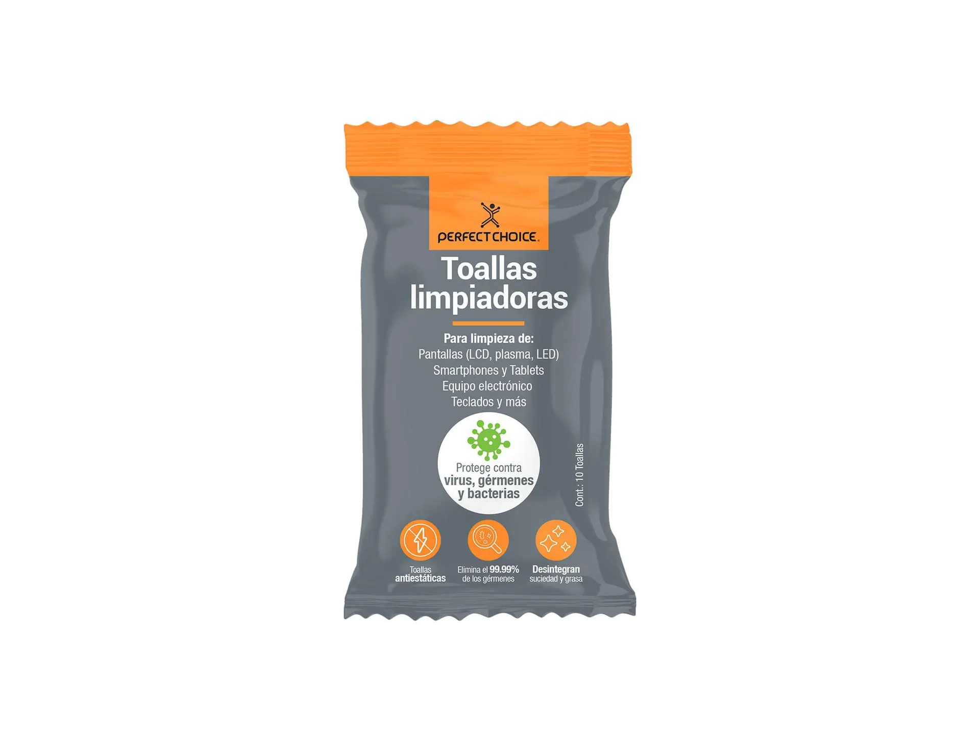 Toallas Limpiadoras Perfect Choice Celulares Y Tablets PC-030324