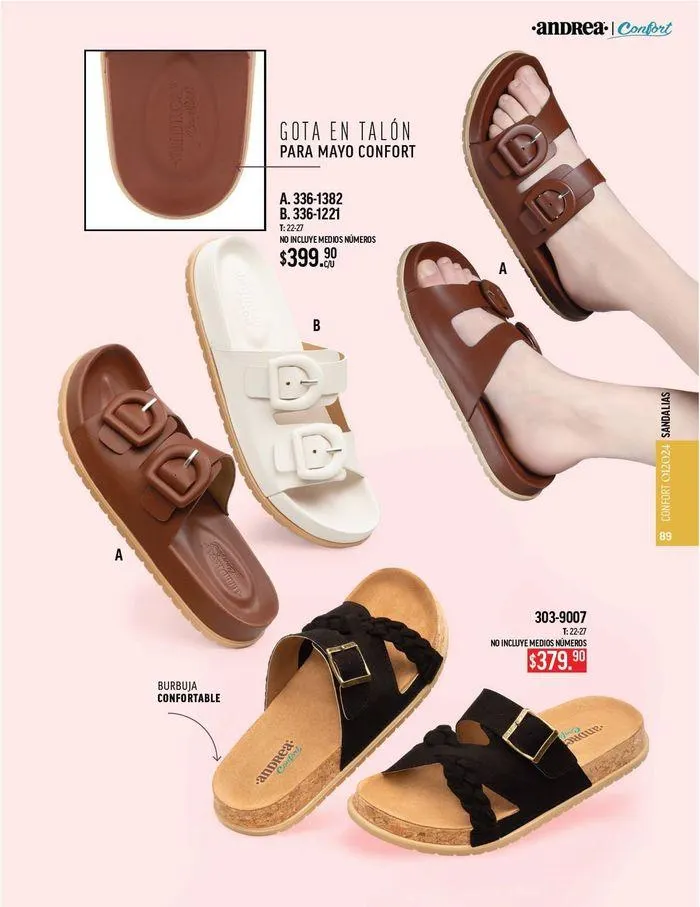 Catálogo de ANDREA - CALZADO CONFORT 26 de agosto al 25 de enero 2025 - Pagina 89
