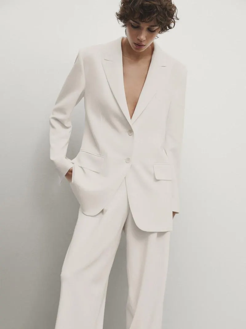 Americana traje oversize