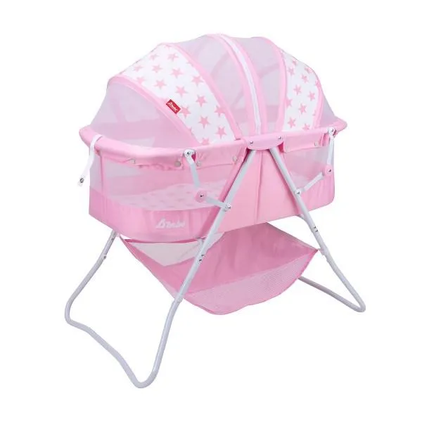 Moisés plegable Siesta Bebé Rosa