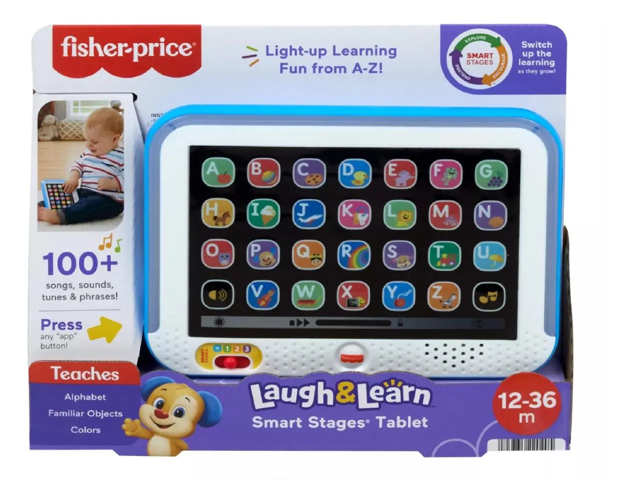 Fisher-price Juguete Tablet Aprendizaje Crece Conmigo Azul