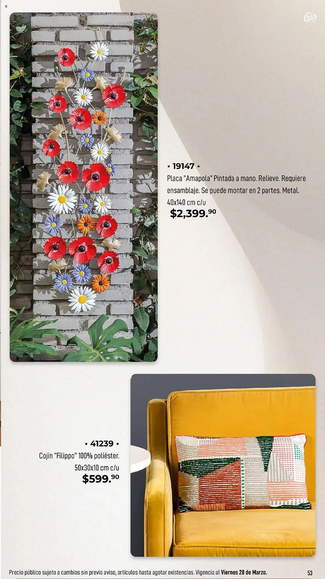 Catálogo de Catálogo Home Interiors 17 de febrero al 28 de marzo 2025 - Pagina 53