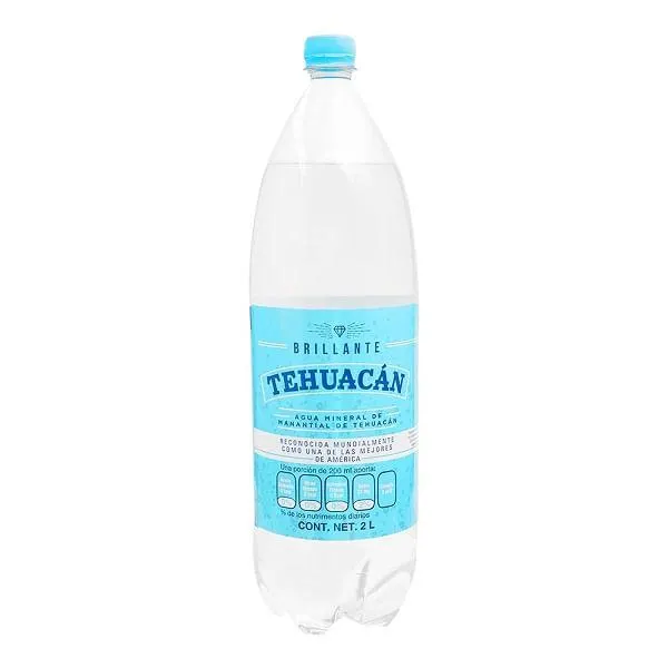 Agua mineral Brillante tehuacan 2000 ml