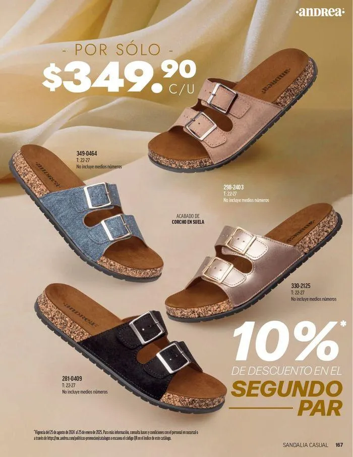 Catálogo de ANDREA - CALZADO DAMA 26 de agosto al 25 de enero 2025 - Pagina 74