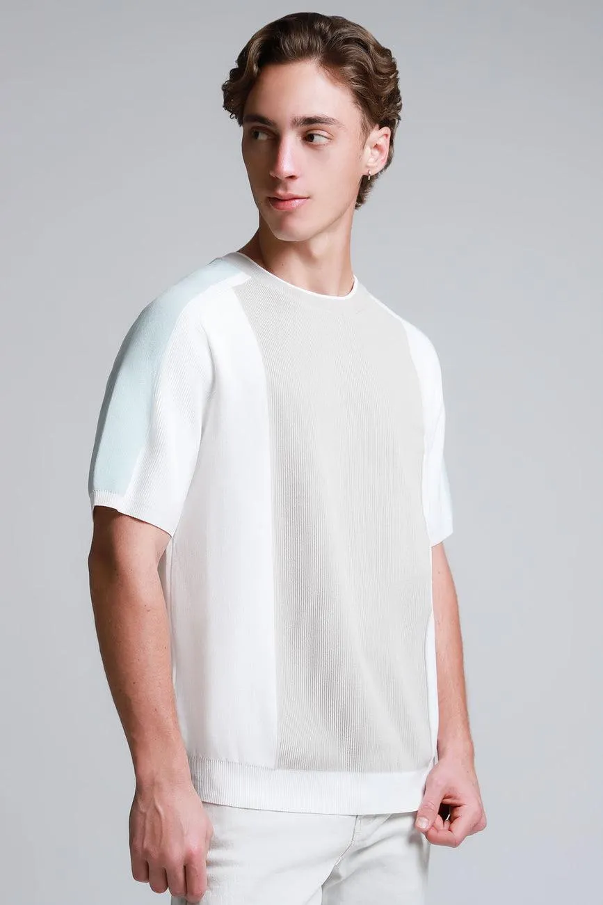 Playera Tejida Manga Corta