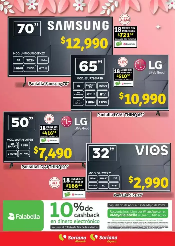 Catálogo de Ahorros que celebran a mamá Mercado Nacional 30 de abril al 12 de mayo 2025 - Pagina 8