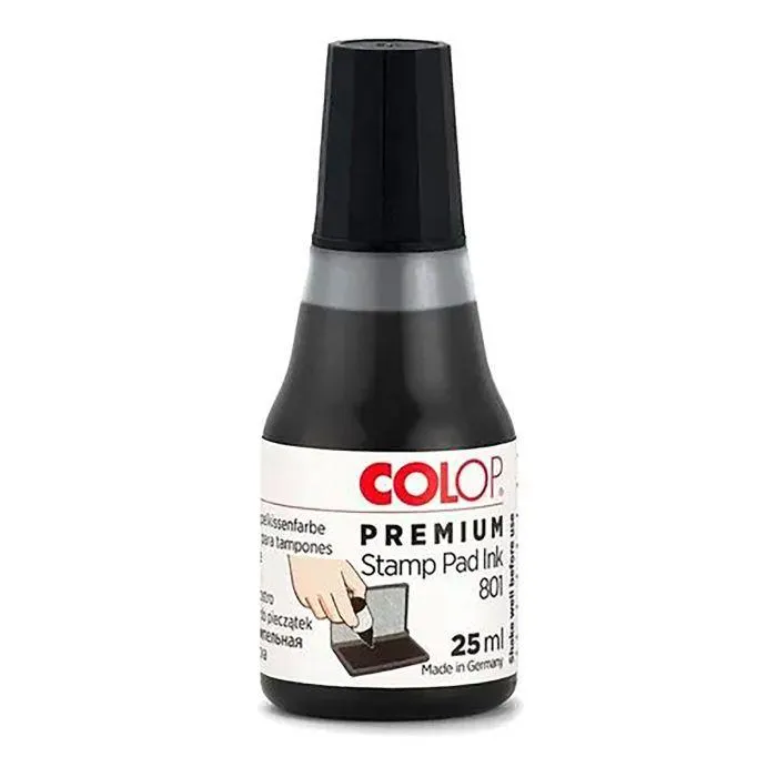 Tinta para Sellos COLOP 801 25 ml.
