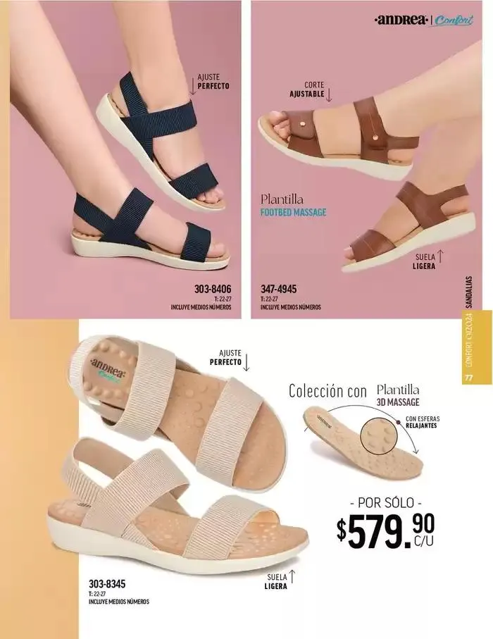 Catálogo de ANDREA - CALZADO CONFORT 26 de agosto al 25 de enero 2025 - Pagina 76