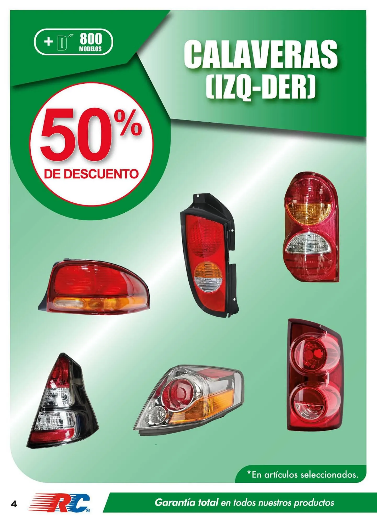 Catálogo de Catálogo Refaccionaria California 1 de abril al 30 de abril 2025 - Pagina 4