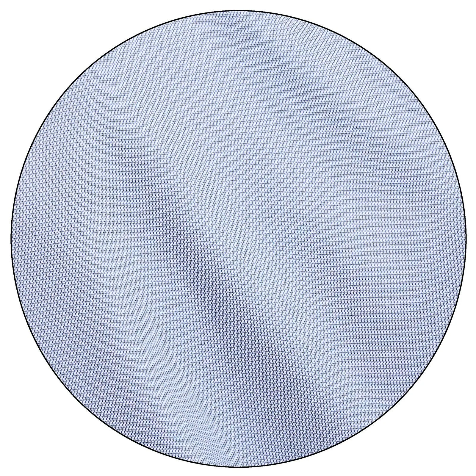 Camisa de vestir puño cocktail en tejido azul Slim Fit