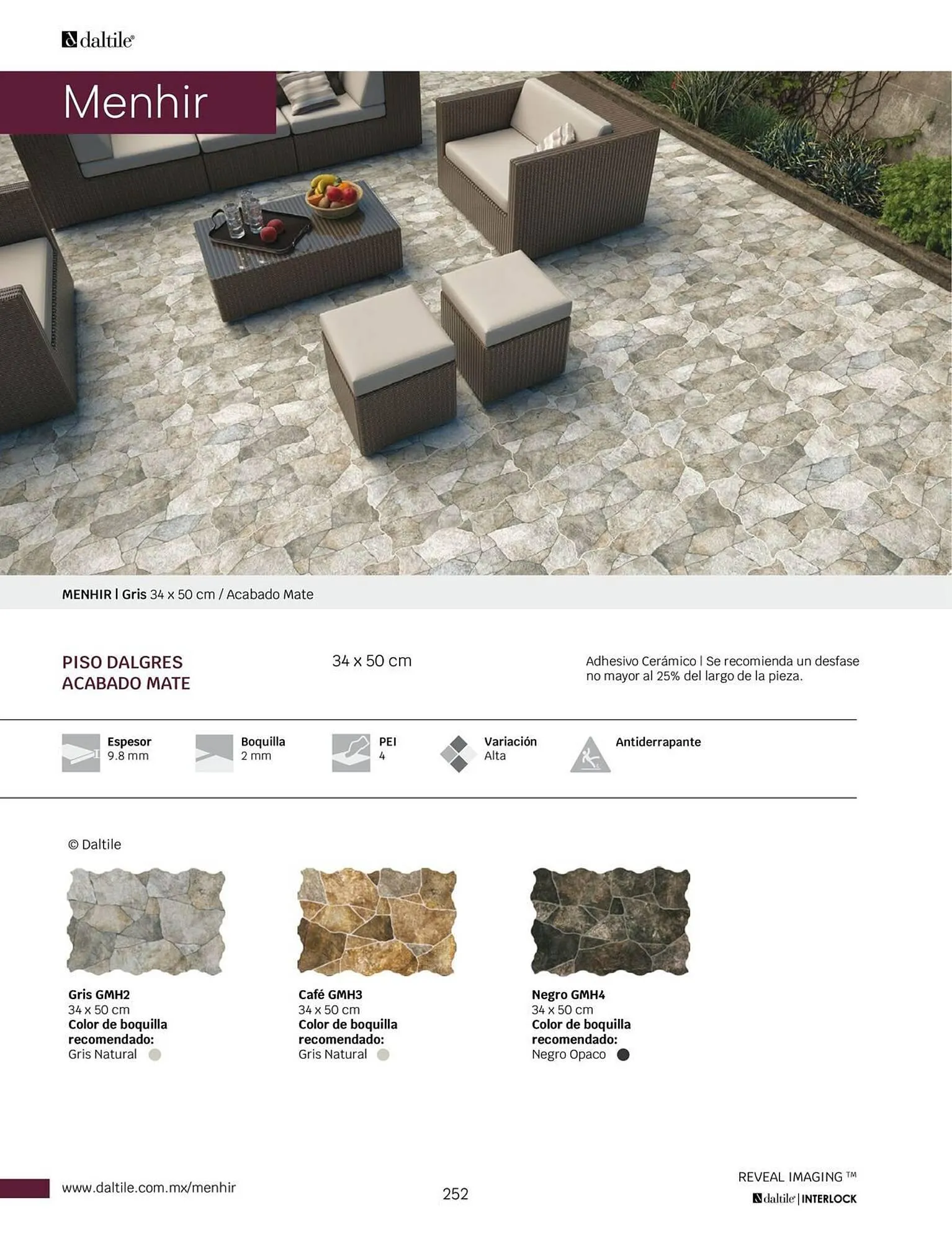 Catálogo de Catálogo Daltile 1 de enero al 31 de diciembre 2024 - Pagina 252
