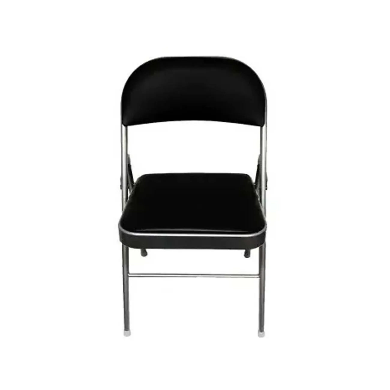 Silla plegable metálica en vinil