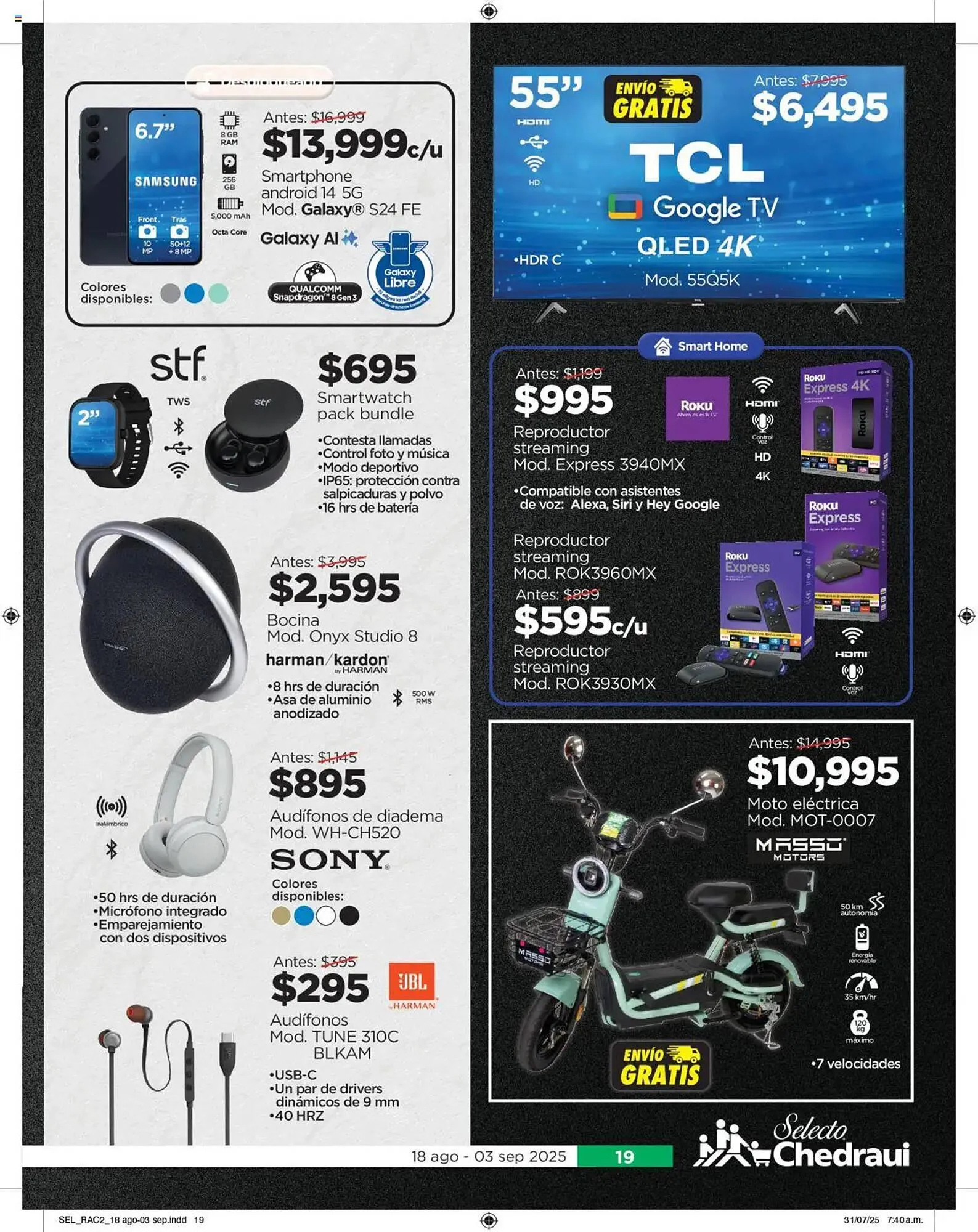 Catálogo de Catálogo Chedraui 18 de agosto al 3 de septiembre 2025 - Pagina 19