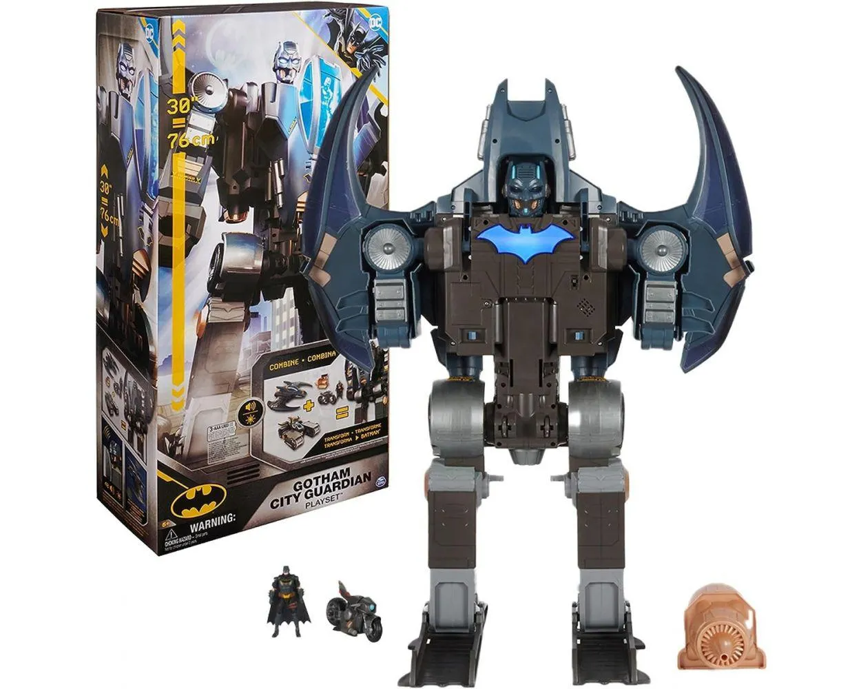 BATMAN DC Comics transformación 4 en 1