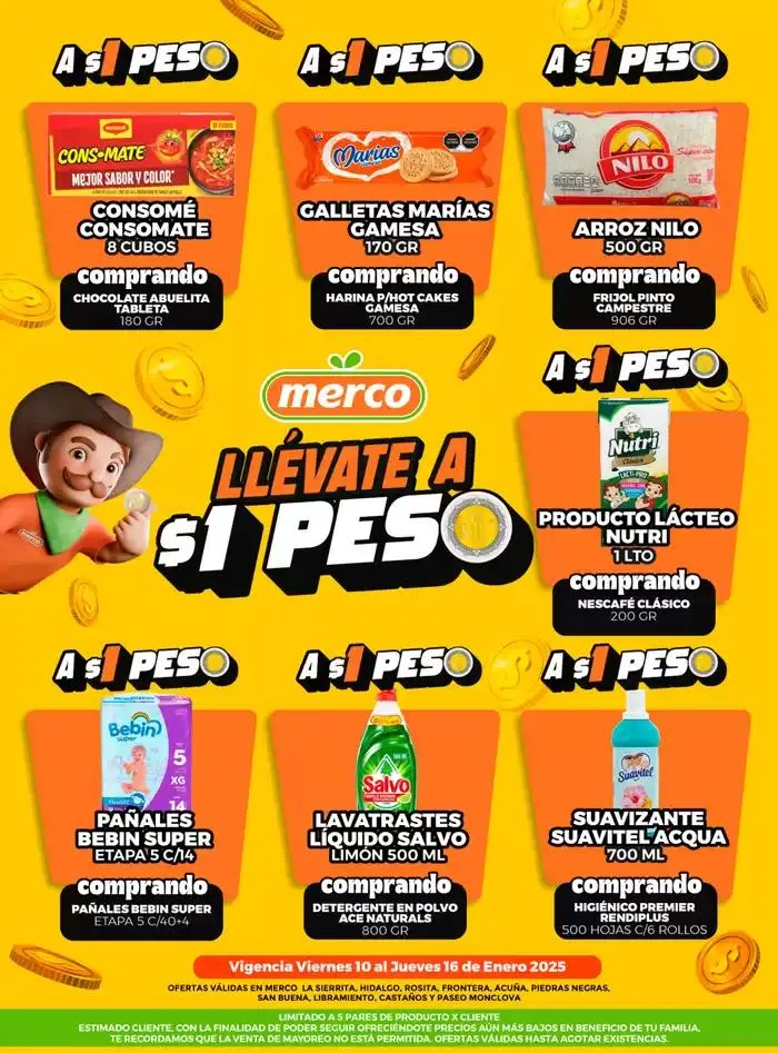 Catálogo de Folleto Merco 10 de enero al 16 de enero 2025 - Pagina 1