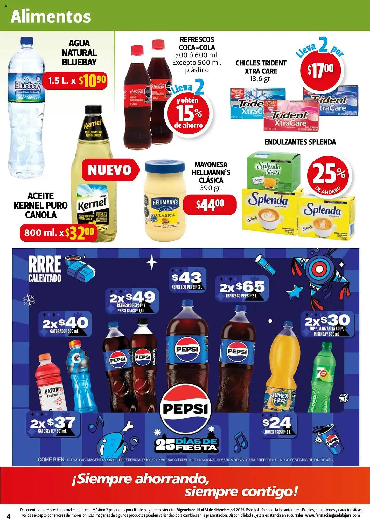 Catálogo de Folleto Farmacias Guadalajara 15 de diciembre al 31 de diciembre 2025 - Pagina 4