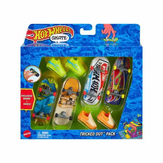 Mattel Hot Wheels Tony Hawk Patinetas y Tenis HGT84