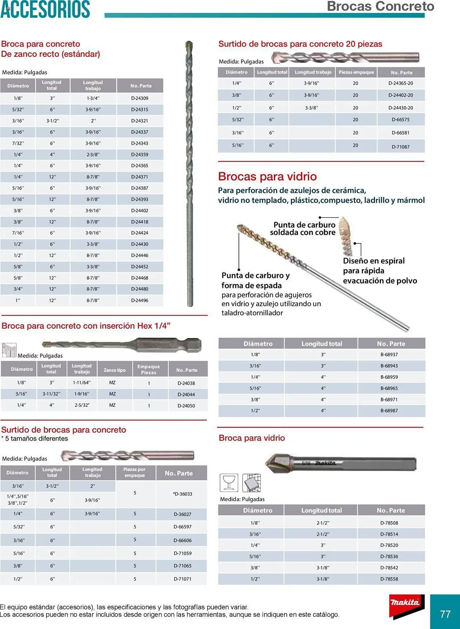 Catálogo de Catálogo Makita 8 de julio al 31 de diciembre 2025 - Pagina 77