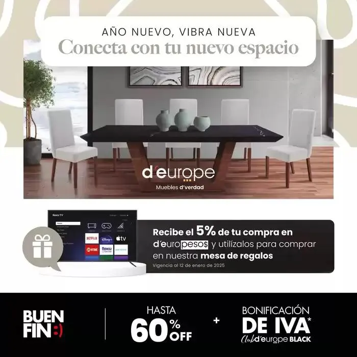 Catálogo de Muebles que Conectan Contigo 6 de enero al 8 de febrero 2025 - Pagina 1
