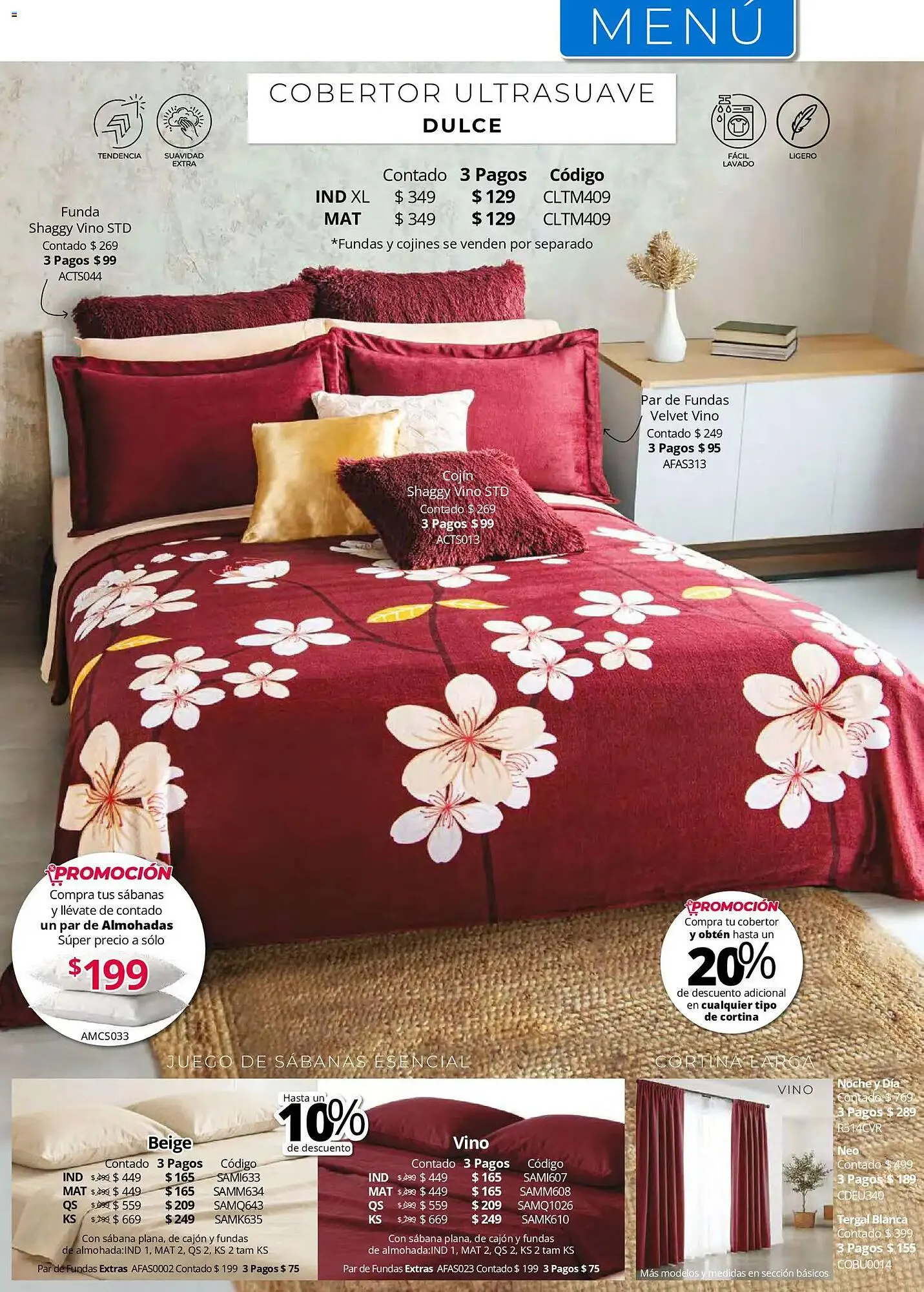 Catálogo de Catálogo Colchas Concord 1 de mayo al 1 de agosto 2026 - Pagina 244