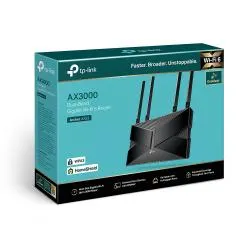 Router TP-Link Ethernet de Banda Dual AX3000 Archer AX53 Wi-Fi 6, Inalámbrico, 2402 Mbit/s, 4x RJ-45, 2.4/5GHz, 4 Antenas Externas