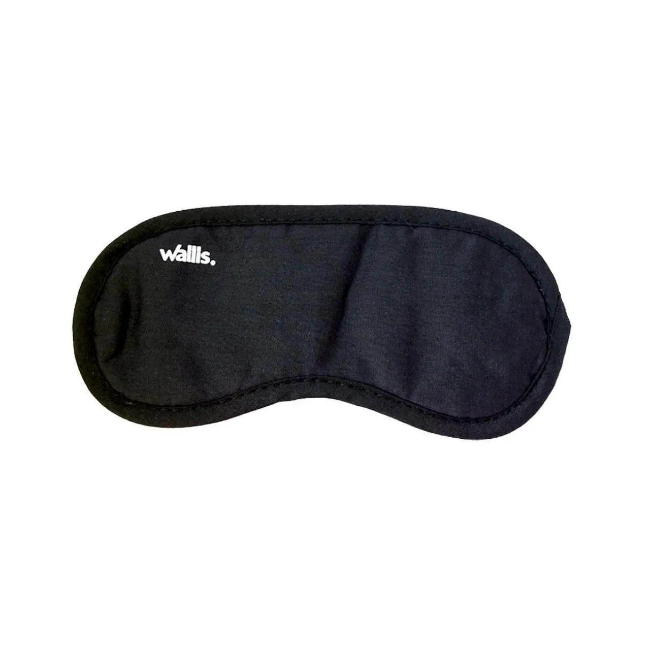 Paquete de tres antifaces para dormir, con correa elástica, negro