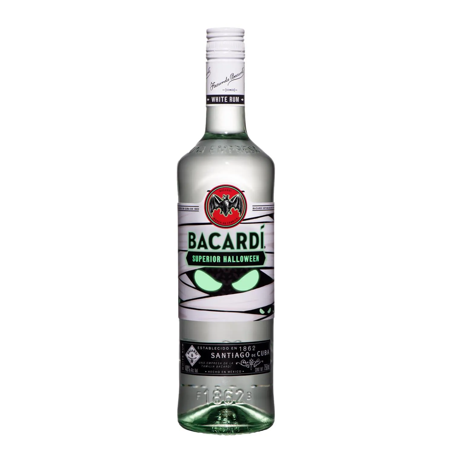Ron Bacardi Blanco Edición Halloween 750 ml