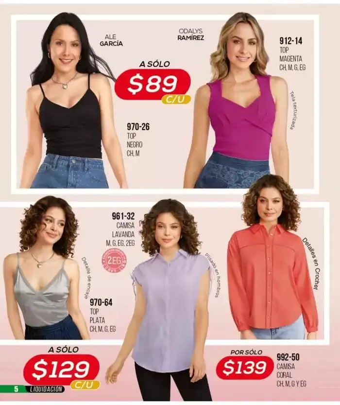 Catálogo de Catálogo Cklass Liquidación Ropa 2025 México 31 de marzo al 31 de agosto 2025 - Pagina 6