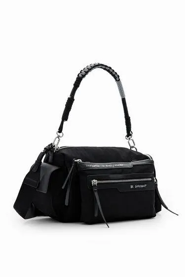 Bolso mediano nylon bolsillos
