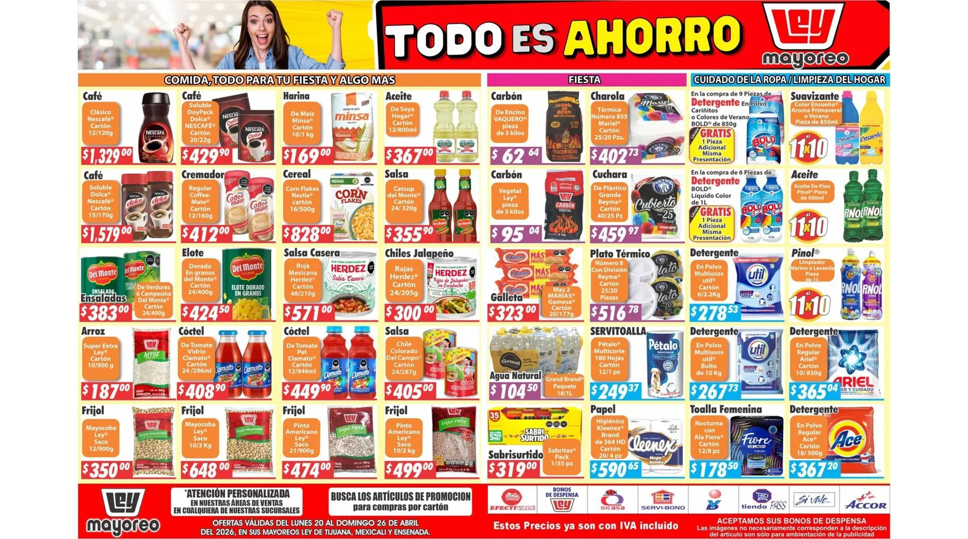 Catálogo de Folleto Casa Ley 20 de abril al 26 de abril 2026 - Pagina 3